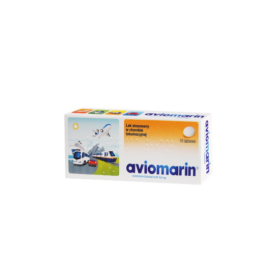 AVIOMARIN MOTION TRAVEL SICKNESS 10 TABS ADULTS KIDS CHOROBA