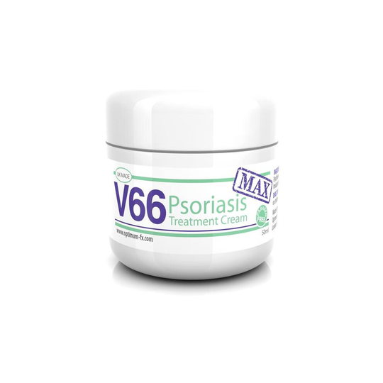 V66 MAX DOUBLE STRENGTH Psoriasis Treatment Cream - Contains the Beneficial Active Ingredient Salicylic Acid 50 ml