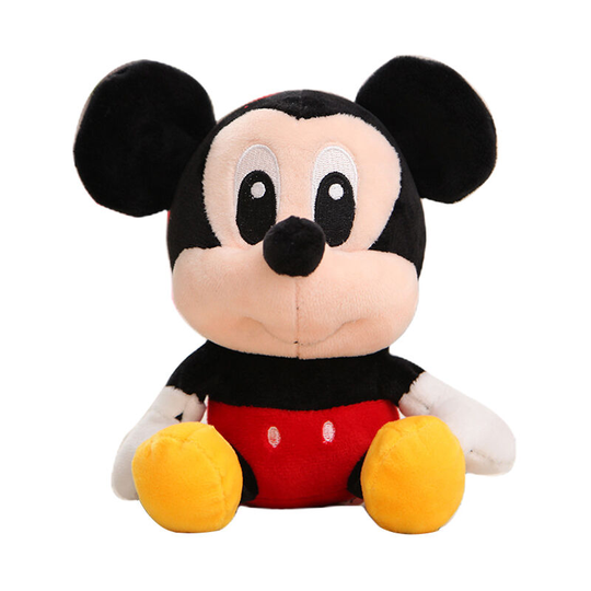 Briday - Disney Classics Weighted Plush Baby Minnie Mouse Stuffed Animal Plush Toy Lilo and Stitch Piglet Keychain Birthday Gift for Girl Mickey 20cm