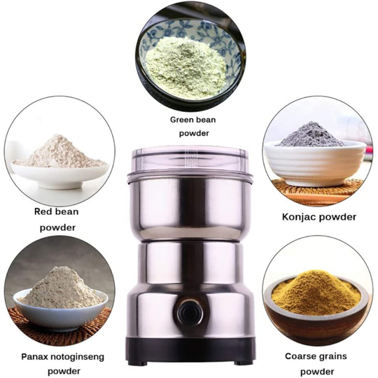 Electric Coffee Grinder 4 Blade Spice Nut Blender Milling