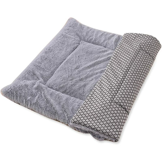 Dog Bed Cushion Warm Kennel Cushion Washable Reversible Dog Crate Mat For Puppy Dog Mattre