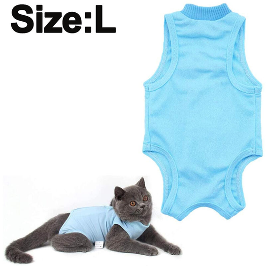 Devenirriche - Cat Professional Recovery Suit for Abdominal Wounds Or Skin Diseases,E-Collar Alternative for Cats and Dogs,After Surgery Wear Anti