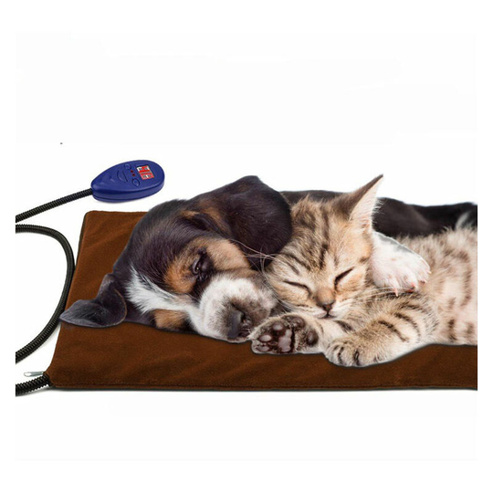 Pet Heating Pad with Auto Shut Off, Electric Pet Heated Bed Mat for Cats and Dogs, Temperature Adjustable