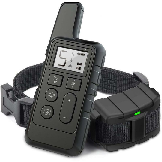Sun Flowergb - Dog Training Collar with Remote Control, 3 Training Modes, Beep, Vibrate and Shock, Remote Range up to 500m, Rainproof for Small,
