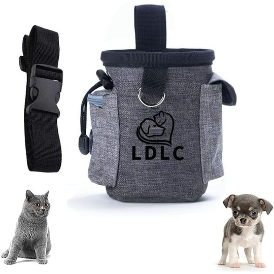 Dog training bag, dog snack bag, dog training bag, dog snack bag, with adjustable leash