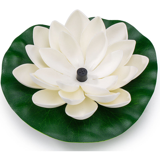 FVO - Lotus Solar Fountain Pump,Solar Flower Floating Fountain Bird Bath Fountain Maximum Flow 180L/H, Solar Nozzles Pond Pump for Garden Pool Water