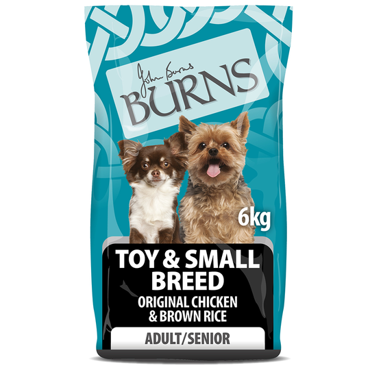 Burns Adult & Senior Original Toy & Small Breed - Chicken & Rice - 6kg