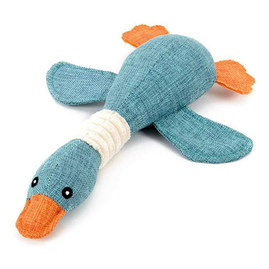 Dog Toys for Strong Aggressive Chewers Small Breed and Squeaky Goose for Small Medium Dogs blue - Langray