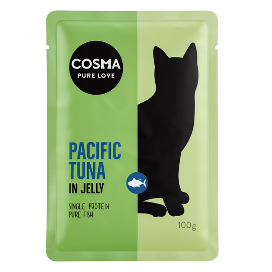 Cosma Original Pouches in Jelly Saver Pack 24 x 100g - Pacific Tuna