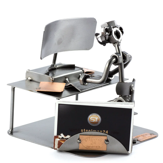 Programmer Screw Man Place Card Holder