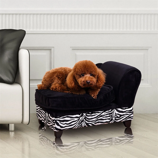 Naples Dog Sofa in Black