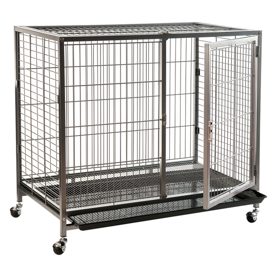 Tabby Indoor Dog Cage - Size L: 109.5 x 70 x 87.5 cm (L x W x H)