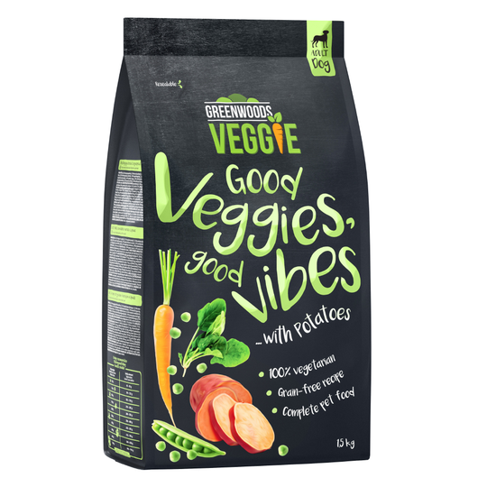 Greenwoods Veggie (Sweet) Potatoes with Peas, Carrots & Spinach - 1.5kg