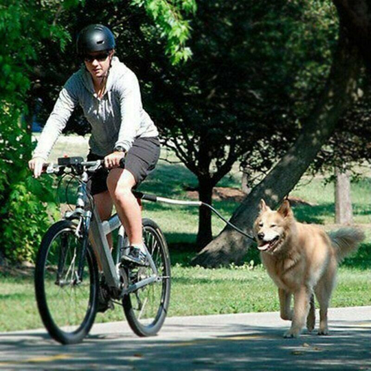 Bearsu - Dog Leash Hands-Free Dog Bike Leash Easy Installation and Removal Dog Exercise Leash for Training Jogging, Cycling and Outdoors Safe with