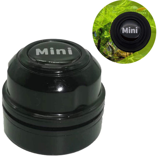 Devenirriche - Aquarium Mini Super Magnetic Cleaner Tank Small Algae Scraper Magnet Brush for Glass Tank, black