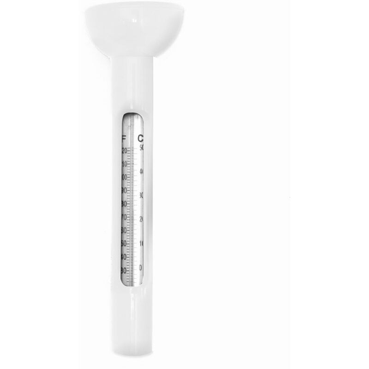 Pisces White Floating Pond or Swimming Pool Thermometer