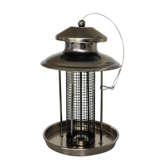 Natures Market BF037 Deluxe Metal Lantern Nut Peanut Garden Wild Bird Feeder