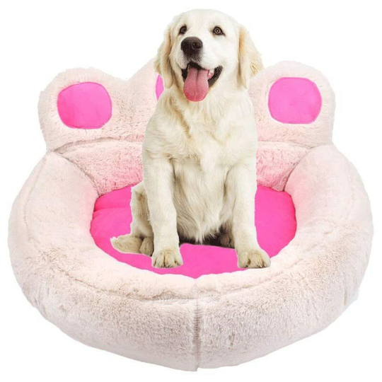 Dog Beds Extra Soft Washable Dog Bed Suitable for Dogs and Cats - White Pink s (40 * 45cm)
