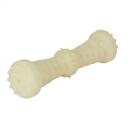 Regatta Glow In The Dark Rubber Dog Chew Toy (One Size) (White) - White