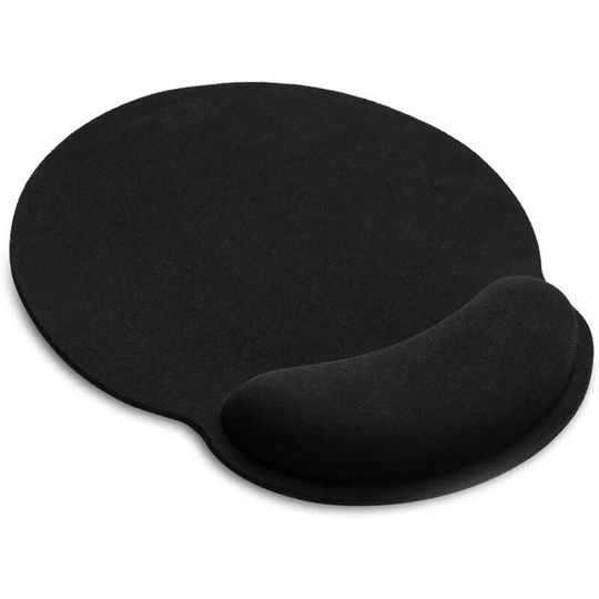 Rhafayre - Ergonomic Mouse Pad - Gamer Mouse Pad with Gel Wrist Rest, Comfort Wrist Rest Gaming Mouse Pad for Computer and Laptop - Black