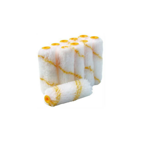Set of 10 sleeves - yellow striped rabbit's foot - 110 mm