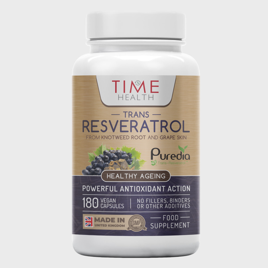 Trans Resveratrol - Premium Brand Puredia - 180 Capsules - 3 Month Supply - Effective Split Dose for Maximum Benefits from Trans-Resveratrol