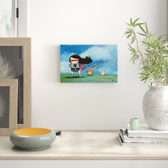 'Super Heroes' by Andrea Doss Art Print Wrapped on Canvas