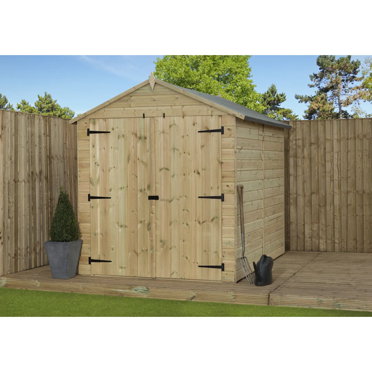 6 Ft. W x 12 Ft. D Shiplap Wooden Shed