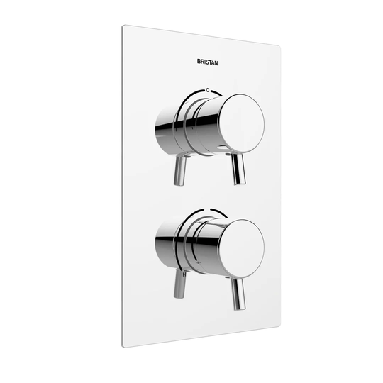 Prism Double Concealed Diverter Shower Valve