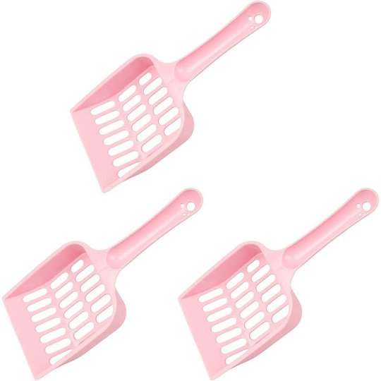 3pcs Cat Litter Shovel, Plastic Cat Litter Shovels Plastic Litter Shovel Kitty Litter Shovel with