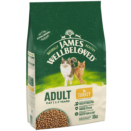 James Wellbeloved Adult Cat - Turkey - 10kg