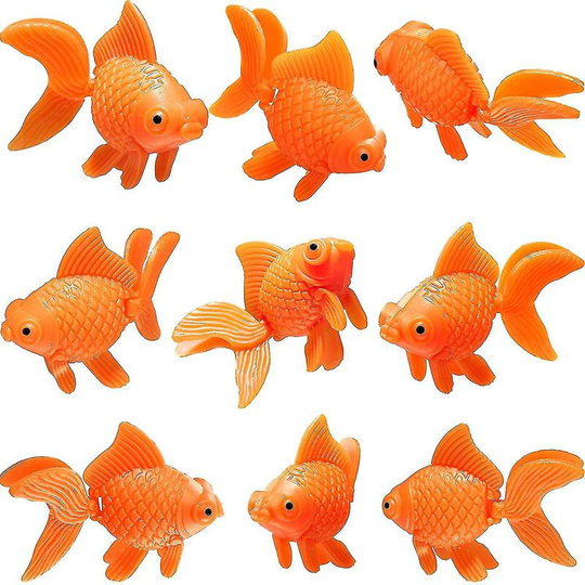 Artificial Aquarium Fishes Plastic Fish Realistic Ornament 15 Pcs Ruikalucky