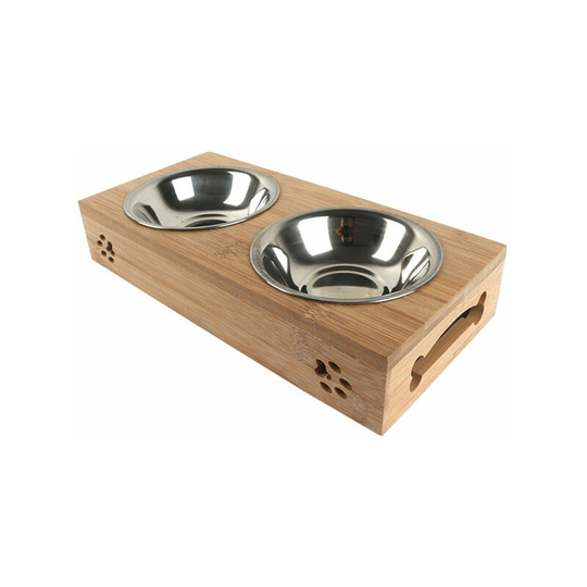 Dog and Cat Bowl, Small Puppy Bowl,Dog Bowl, Double Dog Bowl, Raised Cat Bowl, Dog Bowl Mat