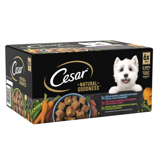 Cesar Natural Goodness - Mixed Selection In Loaf (6 x 400g)