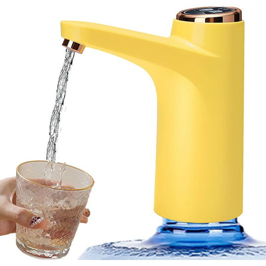 Ilovemilan - Water Dispenser for 5 Gallon Bottle,Double Button Portable Water Dispenser,USB Charging Large Capacity 5 Gallon Water