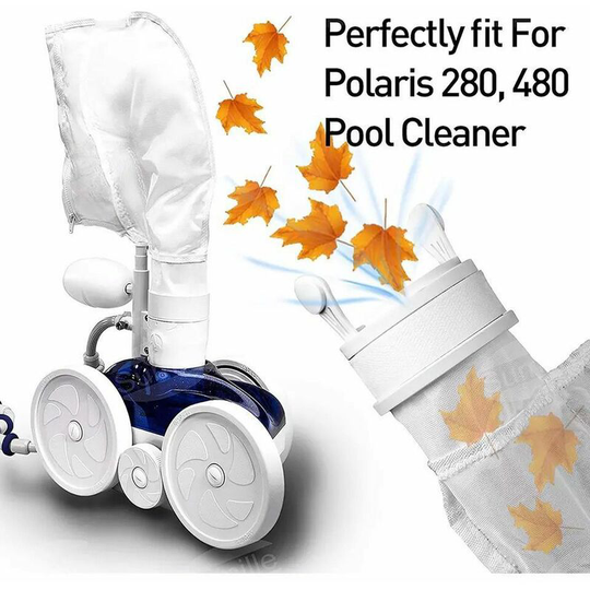 Nylon Pool Cleaner Bags, Zipper Bag Replacement for Polaris 280 & 480 Universal Filter Bag for Cleaning Bag 280 Polaris Replacement Bags