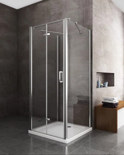 Geoge Rectangular Shower Enclosure with Tray - 1900 x 858 mm