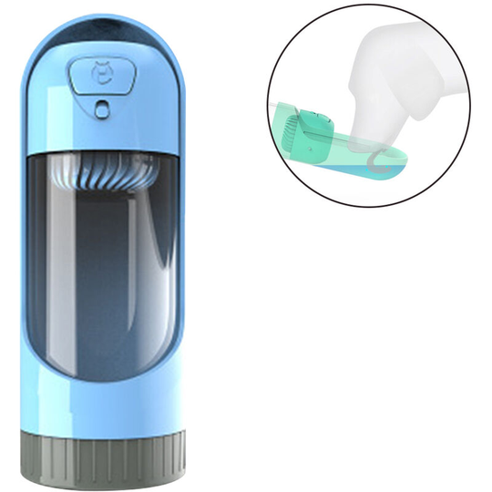 Dog Water Bottle for Walking,Portable Dog Water Bottle Pet Water Dispenser,Outdoor Water Drinking Bottle for Travelling, blue