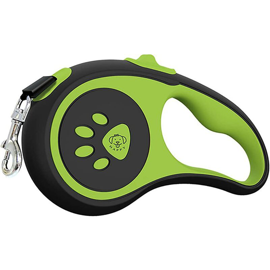 5m Green Automatic Retractable Pull Rope, Pet Retractable Dog Leash