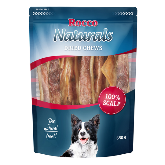 Rocco Beef Scalp Dog Chews - 650g