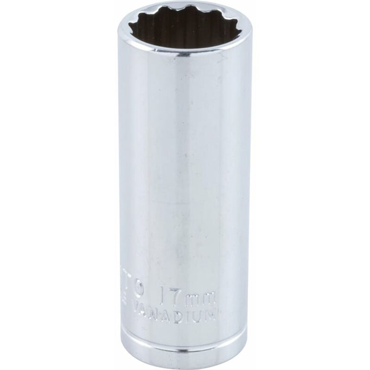 17mm Deep Socket 3/8' Square Drive - Yamoto