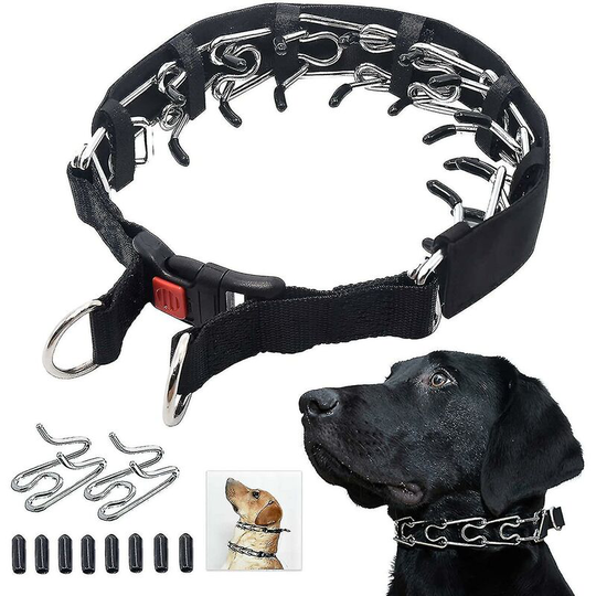 Dog Paw Training Collar, Dog Choke with Comfort Tips and Quick Release Buckle,2.5mm*35cm