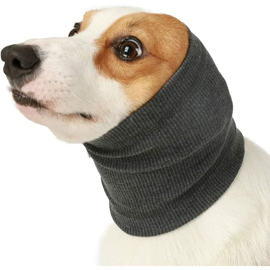 Dog Snood Dog Ear Hoodie Dog Earmuff Dog Ear Wrap Dog Headwear for Dog Neck and Ears Warmer Helps Calm for Dog for Anxiety Relief Reduce Noise Warmer