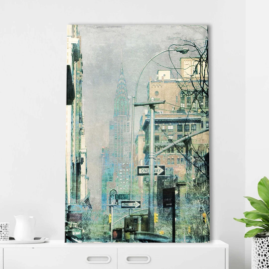 New York 2 by Jodi - Wrapped Canvas Graphic Art Print