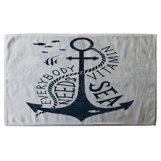 Everybody Needs Vitamin Sea Kitchen Towel