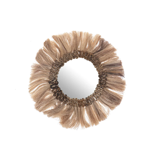 Crockett Round Wall Mounted Accent Mirror