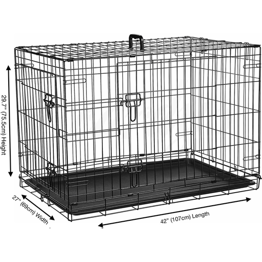 (X Large 42") Cardy's Dog Crate | Puppy Pet Carrier