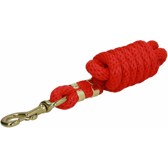 Topaz Horse Lead Rope (1.8m) (Red) - Red - Shires