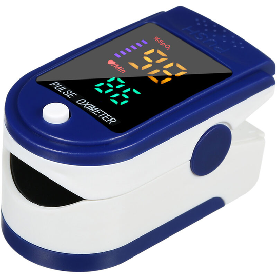 Fingertip Clip Pulse Oximeter l-ed Colorful Screen Display Mini SpO2 Monitor Oxygen Saturation Monitor Pulse Rate Measuring Mini Portable for Daily