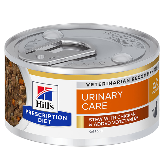Hill's Prescription Diet Feline c/d Urinary Care Stew - Chicken - 24 x 82g